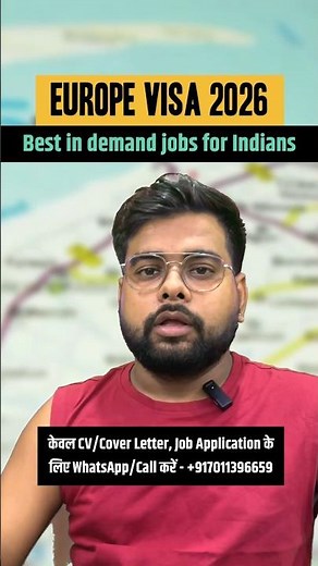 Europe High Demand Jobs 2026 | Best Jobs for Indians to Get a Work Permit