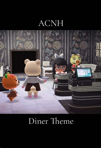 Cute Diner Theme Ideas for Animal Crossing