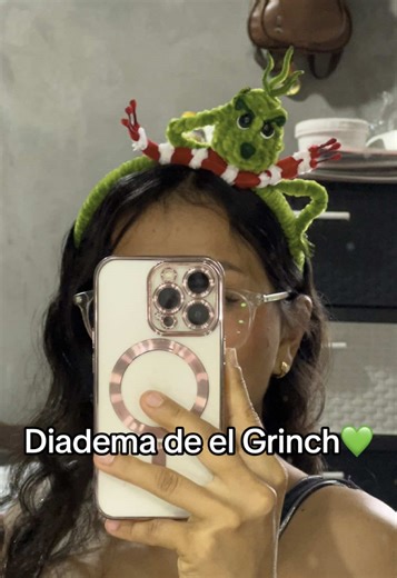 Diadema de El Grinch para Navidad