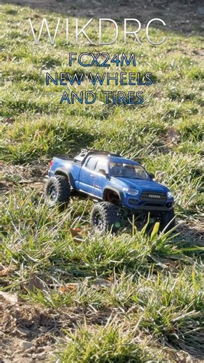 FCX24 Tacoma with new Wheels and Tires #rcoffoad #rccrawler #rccar #wikdrc #fms #toyota #tacoma #rc