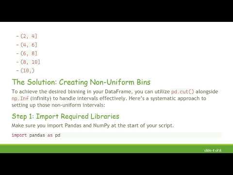 How to Use pd.cut() for Non-Uniform Bin Intervals in Pandas