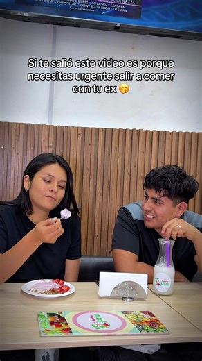 Si te salió este video es porque necesitas urgente salir a comer con tu ex 🤭 #comer #ex #pareja #humor #jugos