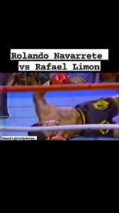 In a brutal, action-packed brawl on May 29, 1982, in Las Vegas, Rafael "Bazooka" Limon knocked out defending WBC super featherweight champion Rolando Navarrete in the 12th round. Despite leading on all scorecards, a fatigued Navarrete was trapped against the ropes, receiving a furious barrage of punches before failing to beat the count. #omanfightsupdates #boxinghistory #boxing #boxeo #boxinglife | Oman Fights Updates
