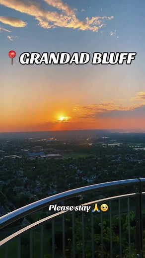 Check out the view from Grandad Bluff, La Crosse. . . . #fyp #fypシ゚viral #fypage #sunset #nature #sun #view