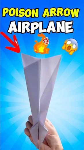 How to make a poison arrow airplane #shorts