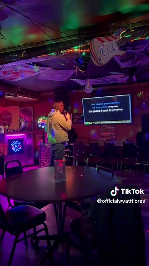 I think the bouncer liked it at least #fyp #karaoke #tylerchilders | tyler childers