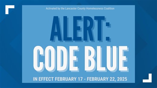 Code Blue Alert issued for vulnerable populations in Lancaster, Lebanon Counties