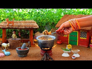Famous Mutton Biryani ASMR | Miniature Goat Biryani | Mini Foodkey