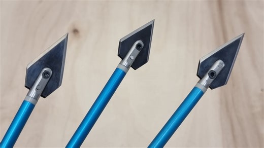 Repurposing Old Saw Blades: Crafting Sharp Broadhead Arrows for Hunting