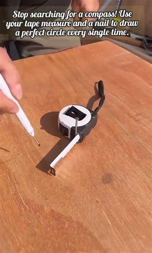 How to Draw Perfect Circles With Tape Measures