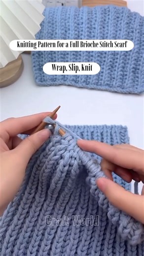 Knitting a scarf has never been this easy! #crochet #knitting #handmade
