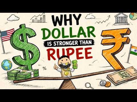 Why Dollar is Stronger Than Rupee | Explained | @CasuallyFinance