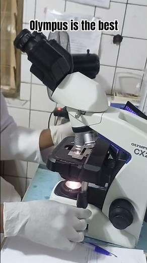 How Olympus microscope works.the best microscope for clinical bench work #olympusmicroscope