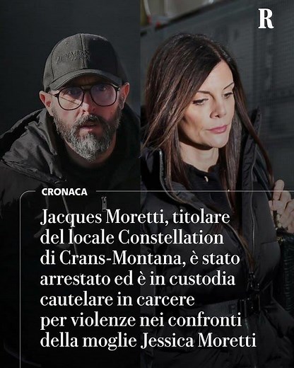 Jacques Moretti arrestato per violenze sulla moglie Jessica finita in ospedale
