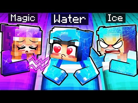 Having a ELEMENTAL SLEEP OVER in Minecraft!