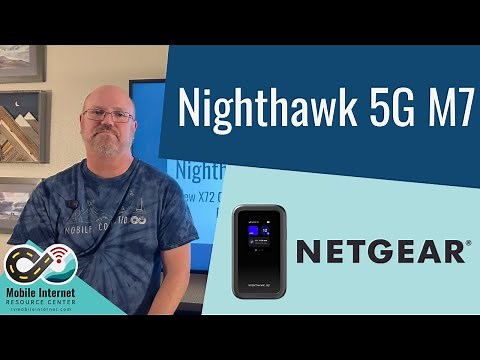 Netgear Nighthawk 5G M7 Global Mobile Hotspot - eSIM, Netgear App, Home Cradle, and Data Plans