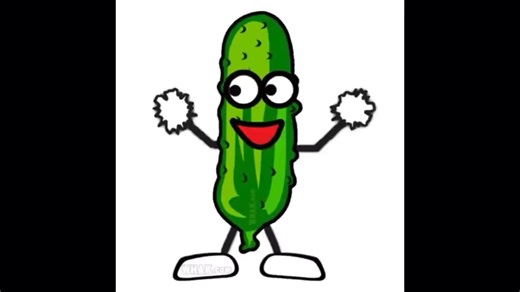Dancing Pickle Day 1 #fyp #dancingpickle #justdancemoves