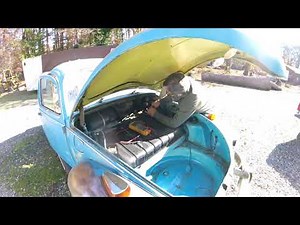 "Angie Bug" Episode 8 - Working on the gas gauge, sending unit, and wiring - 1972 VW Super Beetle