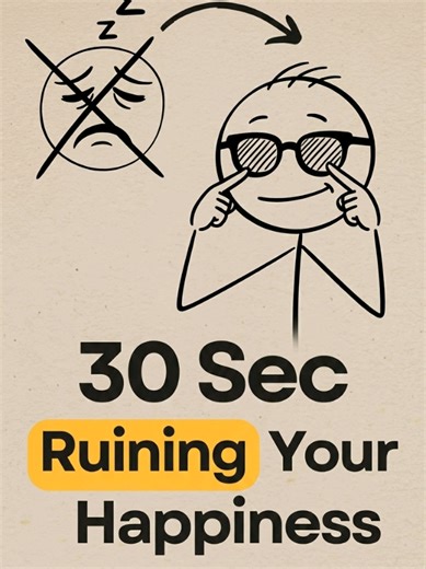This 30-Second Habit Is Quietly Ruining Your Happiness. #Happines #mentalhealth #selfimprovement #mindfulliving #presentmoment