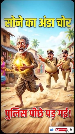 छोटू को सोनेका अंडा मिला🥚😱#cartoon #ai #short teg mein jungle mein mil Gaya Sone ka anda