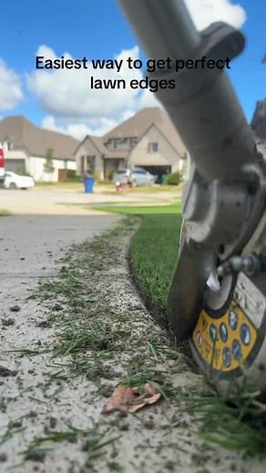 Rotary scissors over string trimmers all day. #LawnCare #trimmer #edginglawn #grass #lawnmaintenance | Alundus Lewis