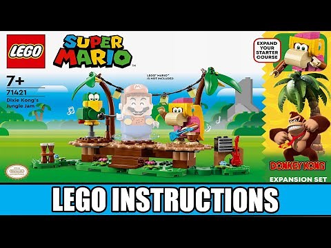 LEGO Instructions | Super Mario | 71421 | Dixie Kong's Jungle Jam