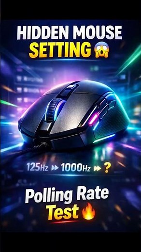 “Mouse Polling Rate Test 😱”