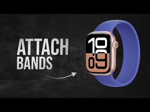 How to Attach Apple Watch Band Series 11 (tutorial)