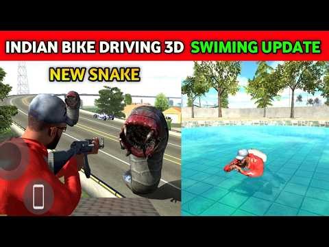 New Swimming Update and Franklin Fire Worm | Funny Gameplay Indian Bikes Driving 3D🐱😂