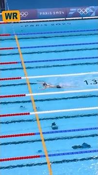 One year ago today, France’s Léon Marchand lit up the pool in Paris 🇫🇷 🏊