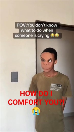 When Someone Is Crying But You Don't Know What To Do 😭💀