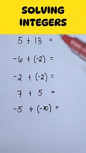 𝙈𝘼𝙏𝙃𝙐𝙏𝙊 || SOLVING INTEGERS WITH COMMON SIGN‼️ #Mindblowing #millionviews #mathreels #mathtutor #math #mathematics #MATHuto #ilovemath #mathtrick #mathisfun #mathchallenge #Mathnasium #fypシ゚viralシfypシ゚ #contentcreator #reelsfb #reelsvideo #mathreels #mathtutor #math #mathematics #MATHuto #ilovemath #mathtrick #mathisfun #mathchallenge #Mathnasium #fypシ゚viralシfypシ゚ #contentcreator #reelsfb #reelsvideo | Daily Quizzes