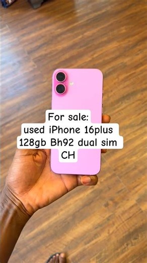 used iPhone 16plus 128gb Bh92 dual sim CH- Price: ₦1m