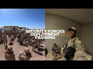 AIR FORCE Security Forces Deployment Training VLOG (RAW + UNEDITED) 27 DAYS!