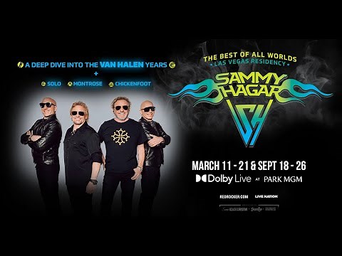 Sammy Hagar Best of All Worlds 2026 Las Vegas Residency