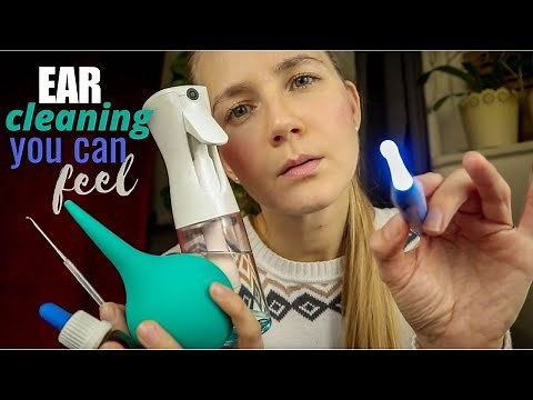ASMR Cleaning Your Ears & You Can Actually Feel It
