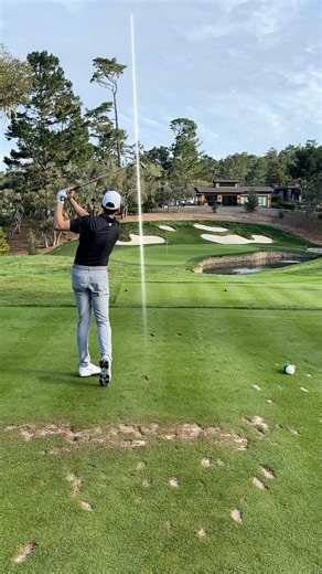 Playing #15 at Spyglass Hill. Another incredible course in the books. ⛳️ #golf #golfswing