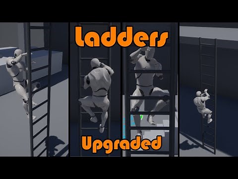 How To Climb A Ladder With Animations | Upgraded & Extra Features - Part 1- Unreal Engine 4 Tutorial