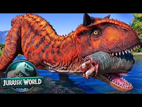 KARNOTAURY vs ogromny wybieg ROŚLINOŻERCÓW - Jurassic World Evolution 3