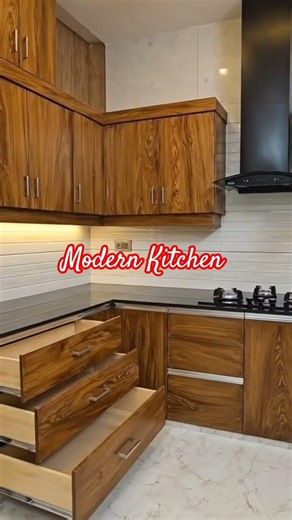 Modern Kitchen Design / Modular Kitchen ideas / Kitchen Design #shortvideo #shorts