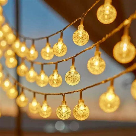 Solar Lamp Crystal Ball 20/30/50M LED solar lights outdoor waterproof Garden Outdoor Bulb Wedding Christmas String Lights Solar Outdoor Lights for Patio Waterproof Home Camping Garden Party Fairy Lamp Solar Garden Lights for Yard Porch Wedding | Lazada PH