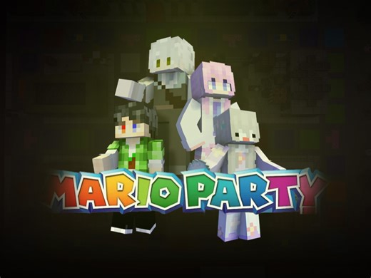 我在MC里玩马里奥派对？！！