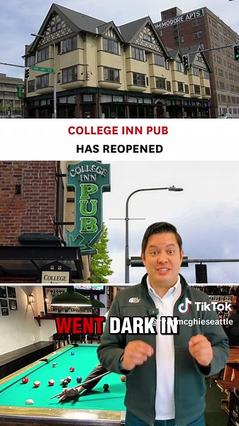 The College Inn Pub is back in the U District: same basement, new life, and plenty of UW nostalgia on tap. 🍺 Thinking about buying or selling in Seattle or Bellevue? Shoot me a DM! I’ll help you make a plan that actually works for you. Ryan McGhie | WA Lic #120994 Rennie Group
