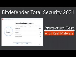 Bitdefender Total Security 2021 Review: Protection Test with Real Malware
