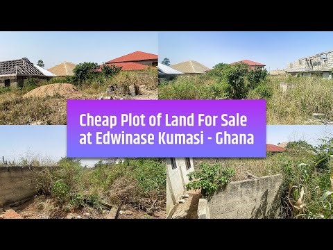 Cheap Land for Sale in Kumasi (Edwinase) + free Foundation, sand and blocks | Land for Sale in Ghana
