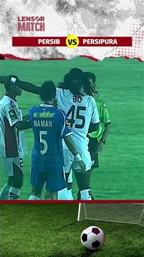 TACKLE KERAS BIO PAULIN JEGAL ATEP! | PERSIB VS PERSIPURA #shorts