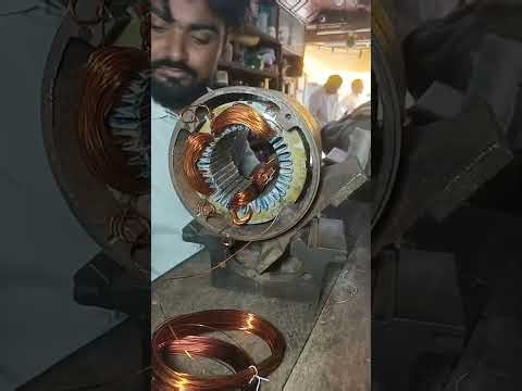 Three-phase motor winding