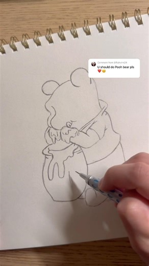 Drawing Winnie the Pooh 🍯 (in progress)