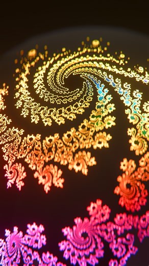 Polyfjord on Instagram: "I woke up with a strong urge to iterate recursively today #b3d #fractals"