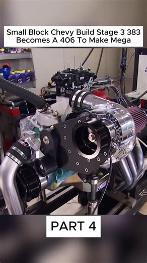 Small Block Chevy Build Stage 3 383 Becomes A 406 To Make Mega | Enginebuildcar1